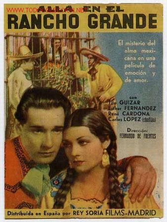Cine: ALLA EN EL RANCHO GRANDE , DOBLE   PM1934 - Foto 1