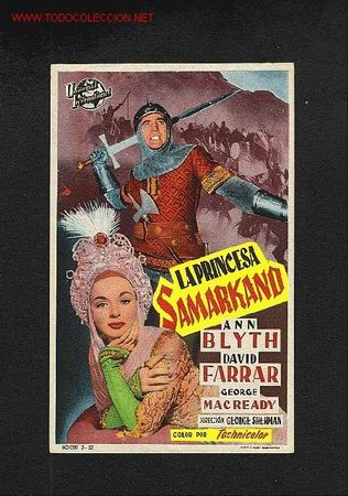 Cine: La princesa Samarkand (Ann Blyth, David Farrar) - Foto 1