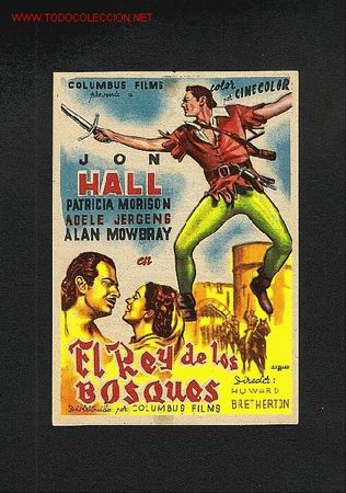 Cine: El rey de los agentes 00El rey de los bosques (Jon Hall) - Foto 1