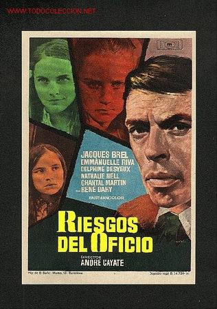 Cine: Riesgos del oficio (Jacques Brel) - Foto 1
