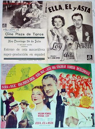 Cine: ANTIGUO PROGRAMA DE MANO   ORIGINAL Y DOBLE ELLA, EL Y ASTA  A&Ntilde;OS 40 - Foto 1