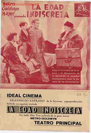 Cine: LA EDAD INDISCRETA ,PM9070 - Foto 1