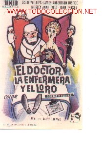 Cine: 19-276. Programa. El doctor, la enfermera y el loro - Foto 1