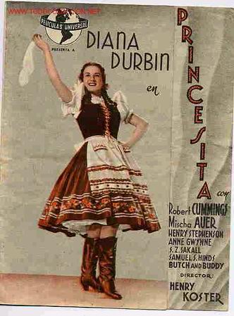 Kino: PRINCESITA  DIANA DURBIN , PM9030