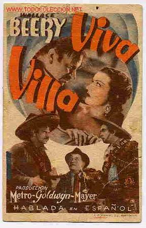 Kino: VIVA VILLA CARTULINA, METRO, TARJETA , ORIGINAL , PM9020