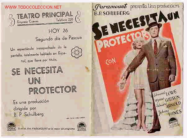 Cine: SE NECESITA UN PROTECTOR, DOBLE PM9049 - Foto 1
