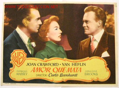 Foglietti di film di film antichi di cinema: AMOR QUE MATA