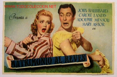 Cinema: MATRIMONIO AL REVES