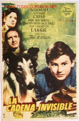 Foglietti di film di film antichi di cinema: LA CADENA INVISIBLE  (sin gastos de env&iacute;o)