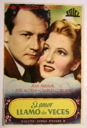 Cinema: EL AMOR LLAMO DOS VECES (sin gastos de env&iacute;o)