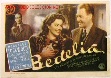 Folhetos de m&atilde;o de filmes antigos de cinema: BEDELIA