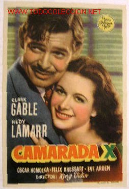 Cinema: CAMARADA X (sin gastos de env&iacute;o)