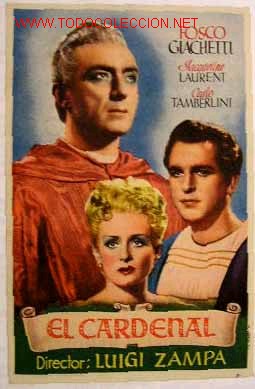 Cinema: EL CARDENAL (sin gastos de env&iacute;o)