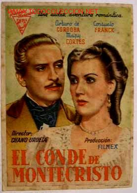 Cine: EL CONDE DE MONTE CRISTO - EL CONDE DE MONTECRISTO