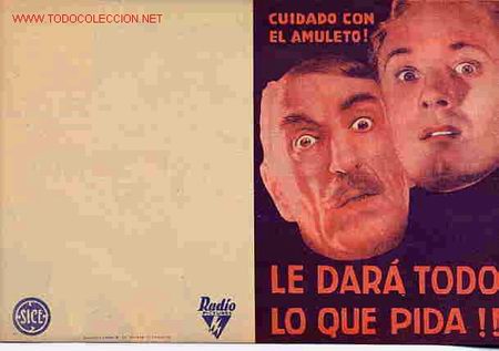 Cine: EL AMULETO , PROGRAMA DOBLE , A&Ntilde;OS 30 , PMD - Foto 2