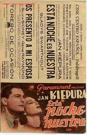 Cine: ESTA NOCHE ES NUESTRA , DOBLE , CON CINE. CC - Foto 1