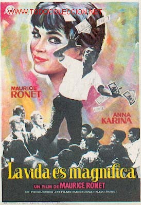 Cine: LA VIDA ES MAGNIFICA con Anna Karina - Foto 1