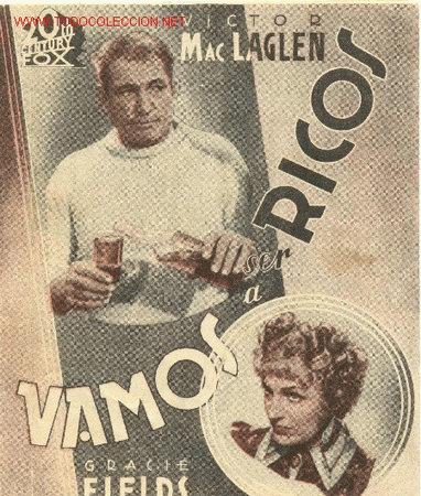 Flyers Publicitaires de Films Anciens: VAMOS A SER RICOS
