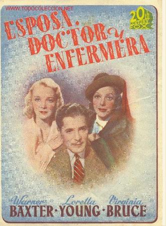 Cine: ESPOSA, DOCTOR Y ENFERMERA - Foto 1