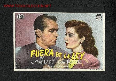 Cine: Fuera de la ley (Allan Ladd) - Foto 1