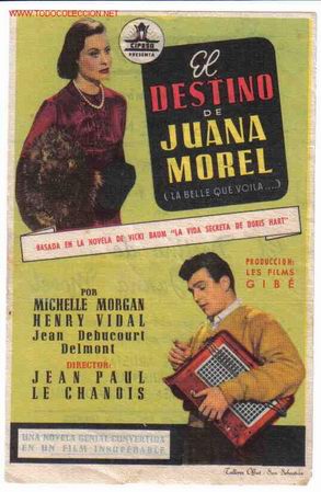 Cine: EL DESTINO DE JUANA MOREL    PM270 - Foto 1