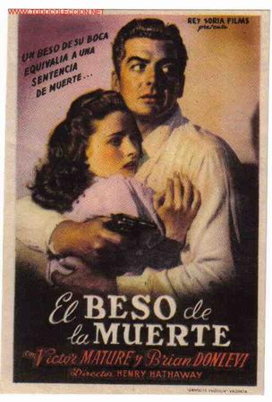 Foglietti di film di film antichi di cinema: EL BESO DE LA MUERTE   PM477