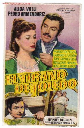 Foglietti di film di film antichi di cinema: EL TIRANO DE TOLEDO  PM538