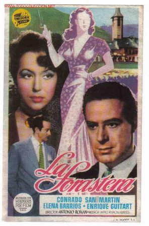 Foglietti di film di film antichi di cinema: LA FORASTERA    PM550