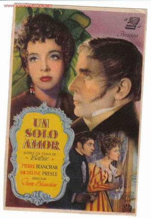 Cine: UN SOLO AMOR   PM600