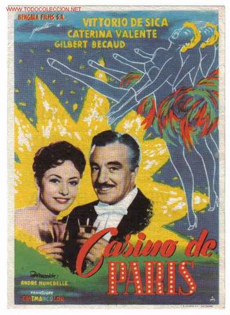 Foglietti di film di film antichi di cinema: CASINO DE PARIS   PM603