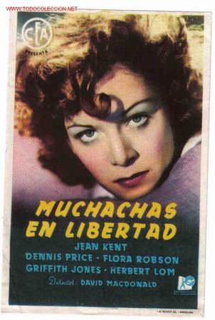 Foglietti di film di film antichi di cinema: MUCHACHAS EN LIBERTAD   PM669