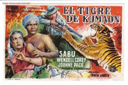 Foglietti di film di film antichi di cinema: EL TIGRE DE KUMAON    PM842