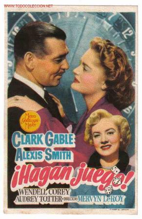 Foglietti di film di film antichi di cinema: HAGAN JUEGO    PM844