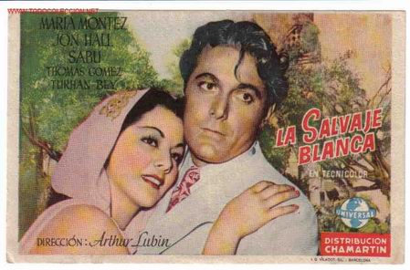 Cine: LA SALVAJE BLANCA     PM881 - Foto 1