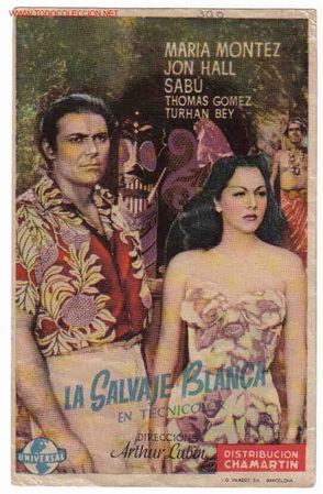 Cine: LA SALVAJE BLANCA      PM895 - Foto 1