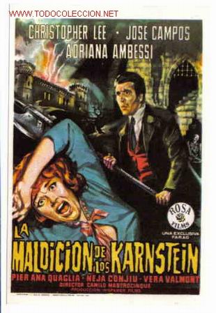 Cine: LA MALDICION DE LOS KARNSTEIN PMD 87 - Foto 1