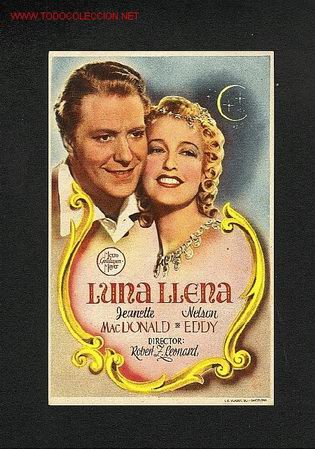 Cine: Luna llena (Jeanette McDonald, Nelson Eddy) - Foto 1