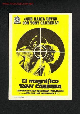 Cine: El magnifico Tony Carrera - Foto 1