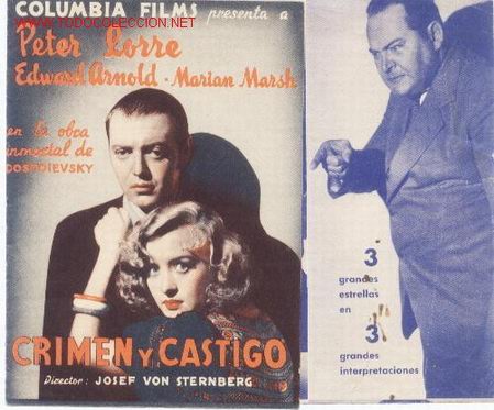 Cine: Programa Crimeny castigo.doble sin publicidad - Foto 1