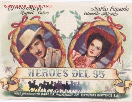Cine: Programa Heroes del 95.con publicidad de cine