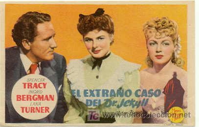 Cine: PROGRAMA DE MANO - EL EXTRA&Ntilde;O CASO DEL DR. JEKYLL - Foto 1