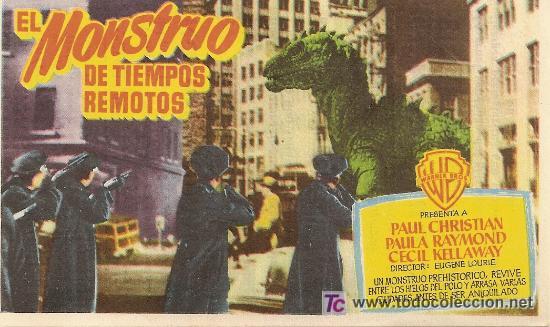 Cine: El monstruo de tiempos remotos