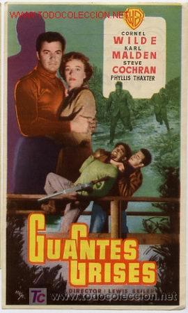 Foglietti di film di film antichi di cinema: Guantes Grises