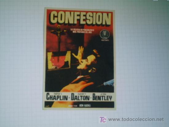 Cine: CONFESION. Sidney Chaplin. Audrey Dalton. John Bentley. - Foto 1