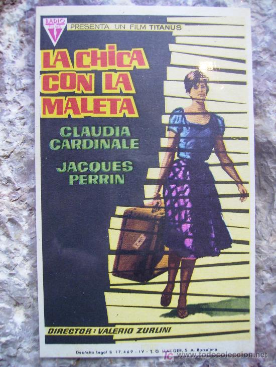 Flyers Publicitaires de Films Anciens: la chica con la maleta, sin publicidad