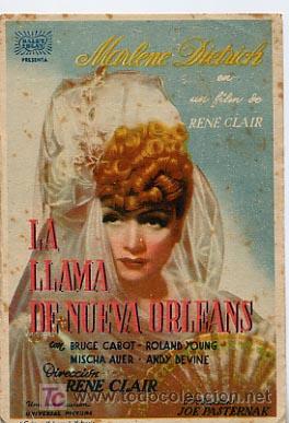 Kino: LA LLAMA DE NUEVA ORLEANS   .  PM4615