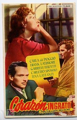 Cine: CORAZON INGRATO . PM4674 - Foto 1