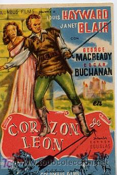 Cine: CORAZON DE LEON , SENCILLO ,  PM4705 - Foto 1