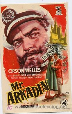 Cine: MR. ARKADIN    , SENCILLO ,  PM4749 - Foto 1