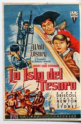 Cine: LA ISLA DEL TESORO   , SENCILLO ,  PM4762 - Foto 1